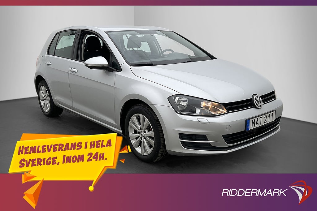 Volkswagen Golf 1.6 TDI 110hk Carplay 0.38l/mil