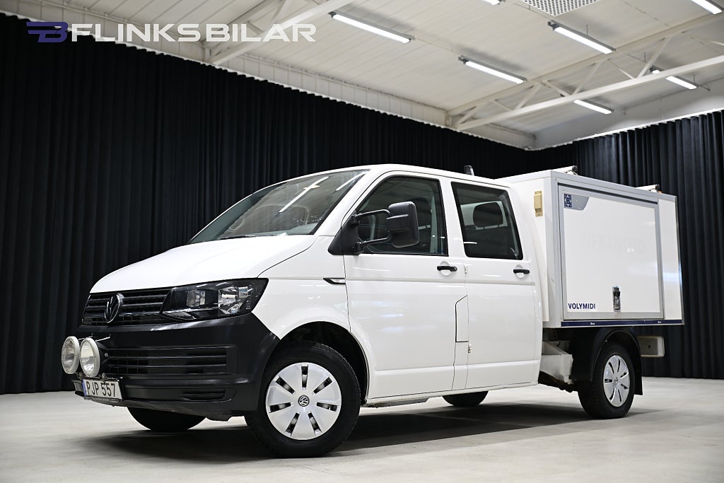Volkswagen Transporter 4Motion 150HK Dubbelhytt|Kåpa|Inredd|Inverter|Leasbar