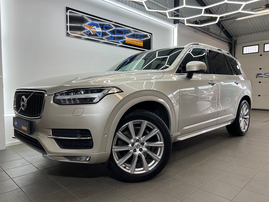 Volvo XC90 D5 AWD Geartronic, 235hk Momentum 360 kam Blis Drag