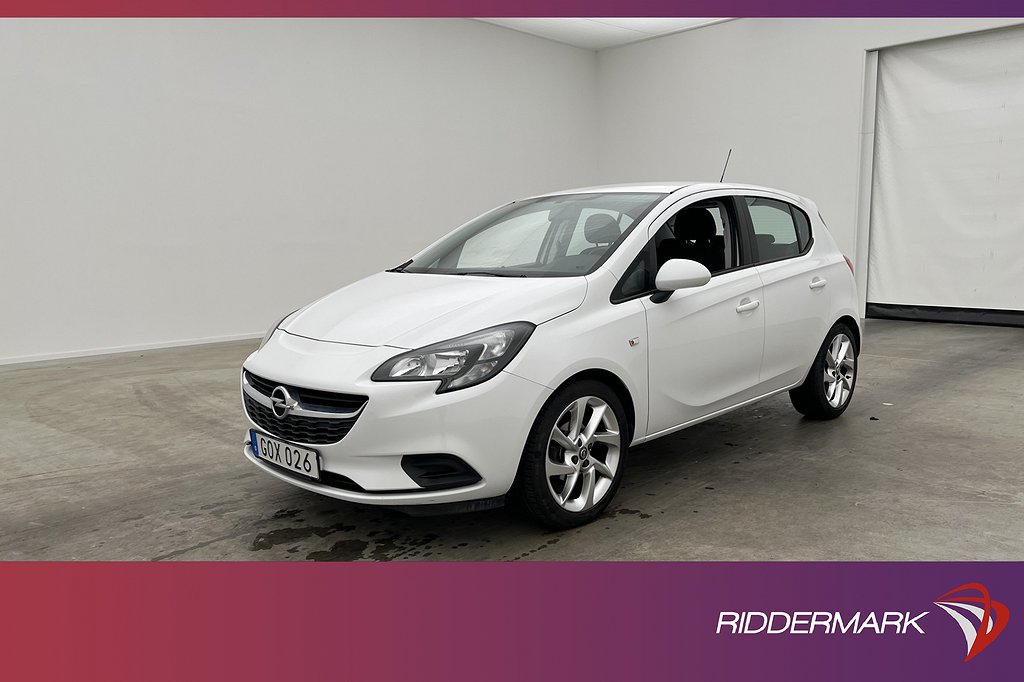 Opel Corsa 1.4 90hk Sensorer Rattvärme Farthållare MOMS