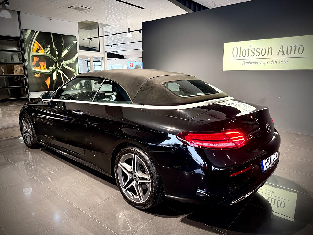 Mercedes-Benz C 200 AMG Cabriolet Premium Plus Läder Navi Burmester - bild 15