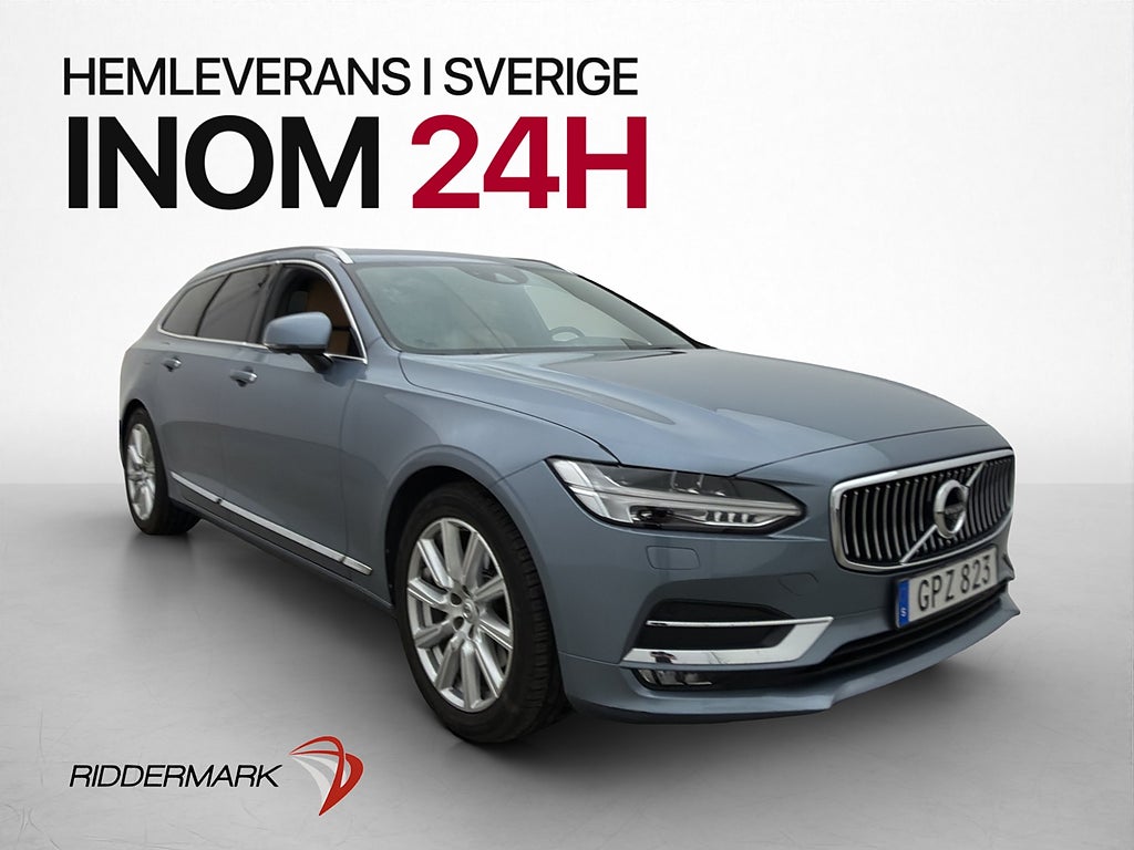Volvo V90 D4 Inscription VOC D-Värmare 360° Drag Skinn Navi