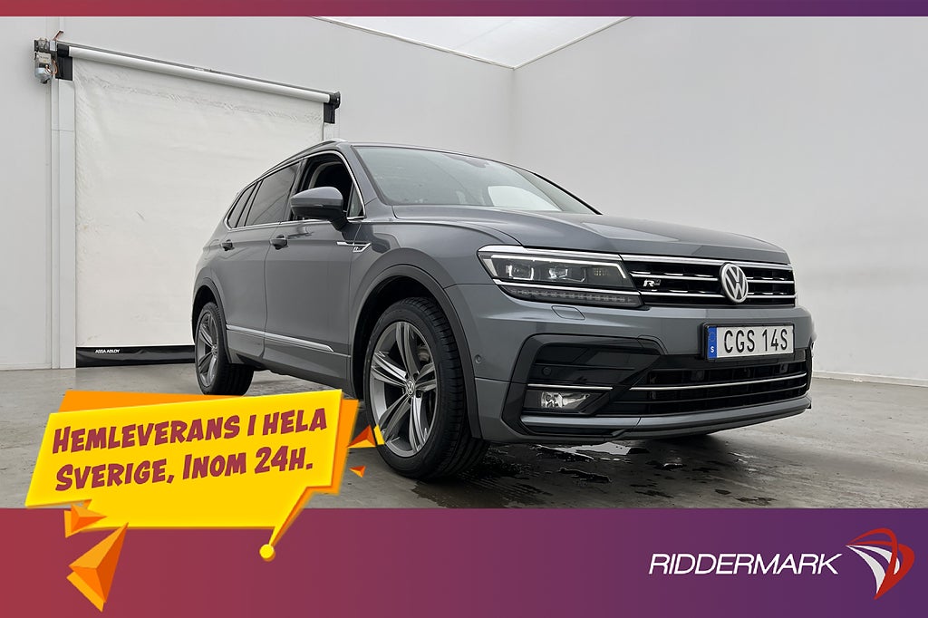 Volkswagen Tiguan Allspace 2.0 R-Line Värmare 7-Sits Cockpit