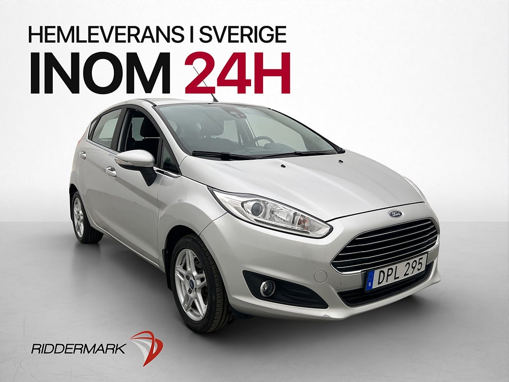 Ford Fiesta 1.0 80hk 2-Brukare Titanium Bluetooth 0.46 l/mil