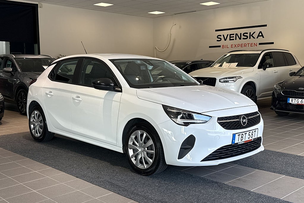 Opel Corsa 1.2 100 hk Turbo Edition/Carplay /LED/P-Sensorer 