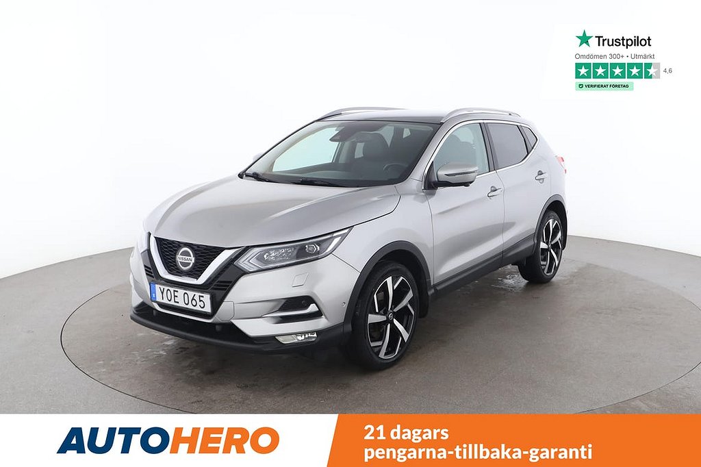 Nissan Qashqai Tekna / Dragkrok, Panorama, Backkamera