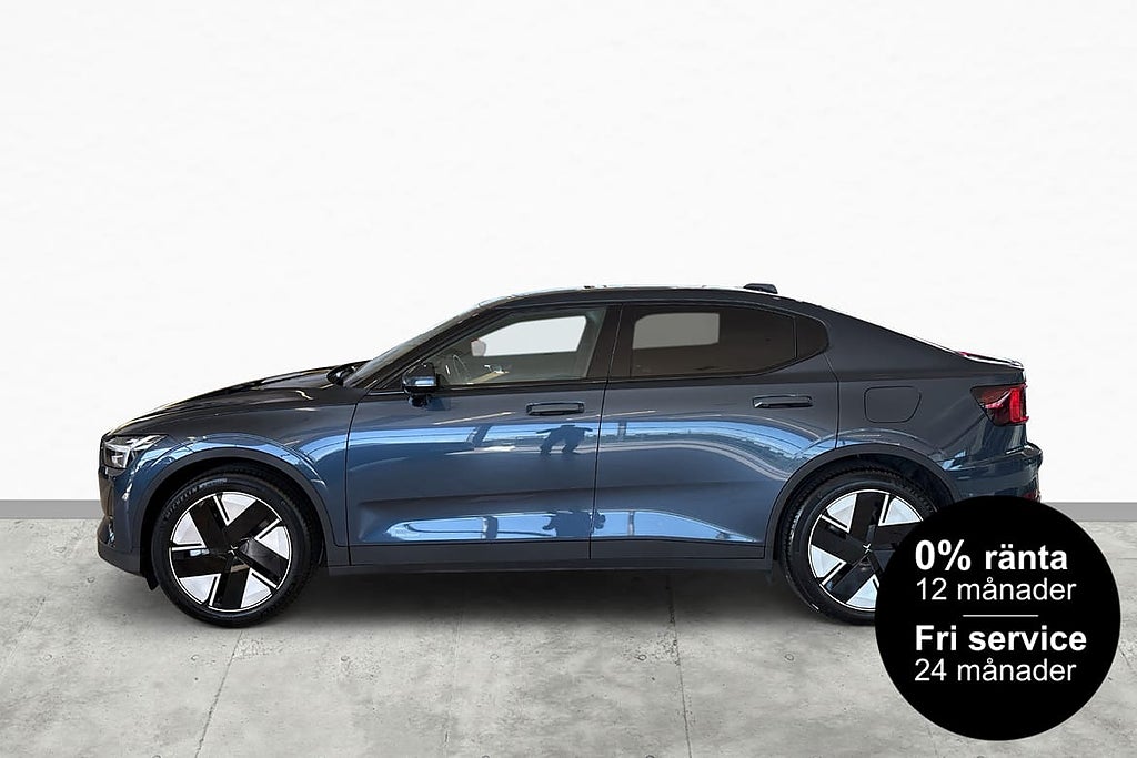 Polestar 2 LRSM Business Pilot Plus Läder H/K Pano 0% RÄNTA