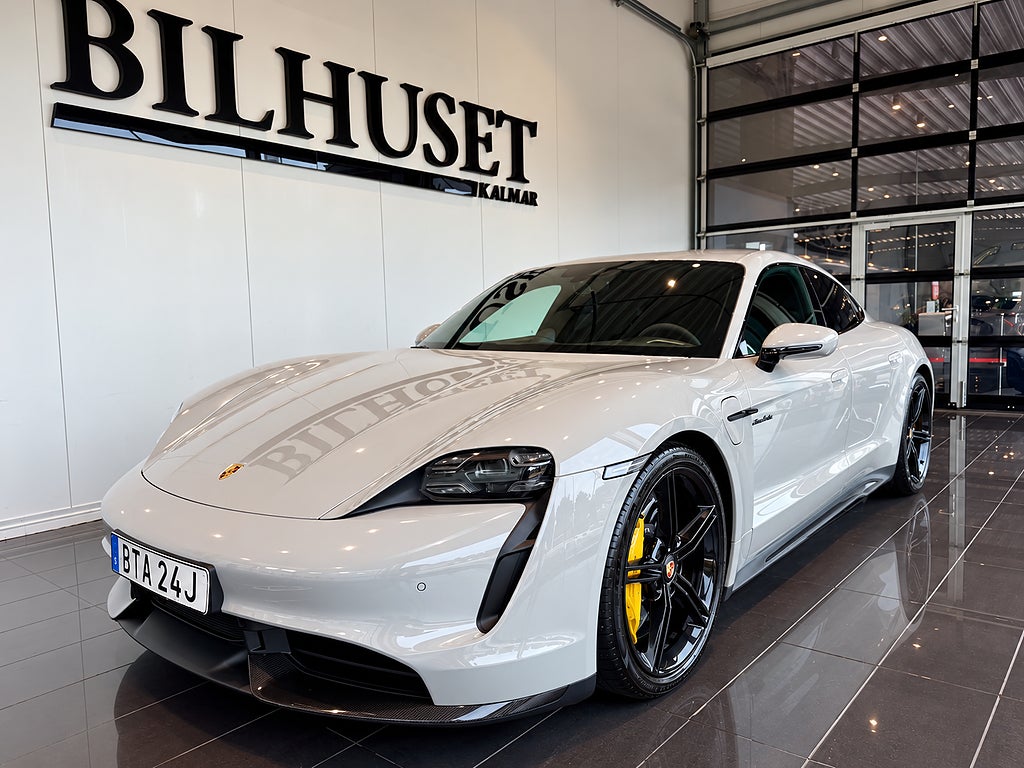 Porsche Taycan Turbo S Se Spec *Crayon* keramiska*Unik* moms 761Hk