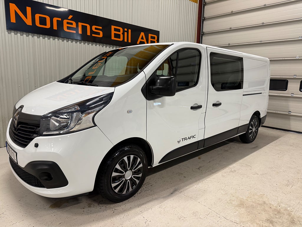 Renault trafic 1.6 dCi 6-SITS DUBBELHYTT 2XSKJUTDÖRRAR LEASBAR/MOMS