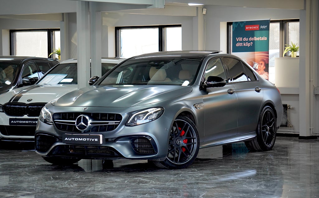 Mercedes-Benz AMG E 63 S 4MATIC+ 612hk Pano 360° HuD Luftfjädring Sv-Såld