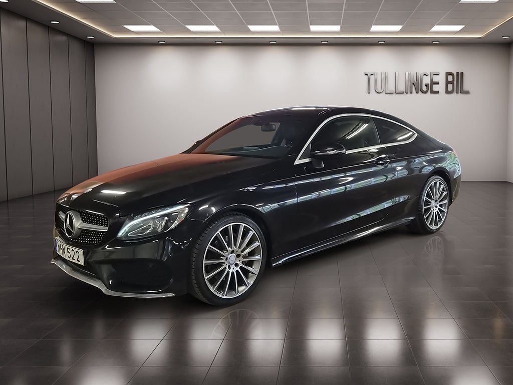 Mercedes-Benz C 200 Coupé 184HK 7G AMG Burmester Backkamera Navi 19" 
