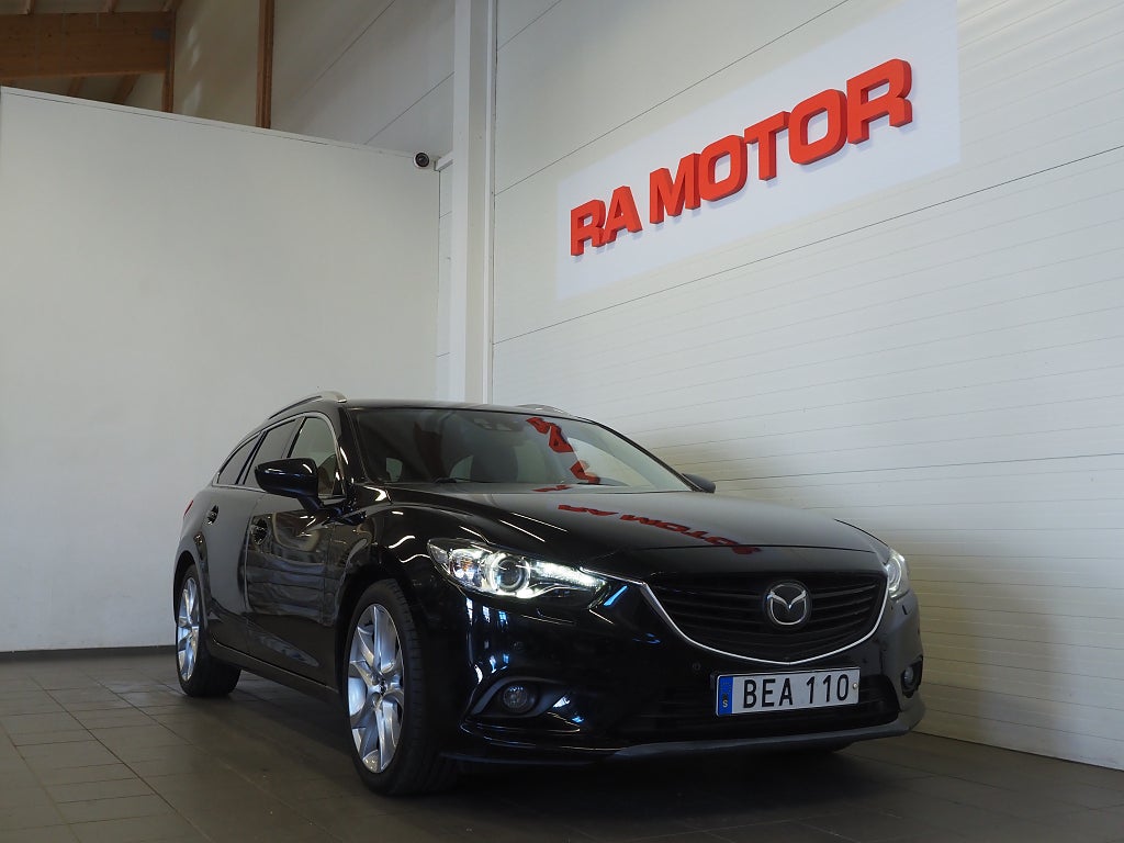 Mazda 6 Wagon 2.2 SKYACTIV-D Optimum 175hk | B-Kamera | Navi |