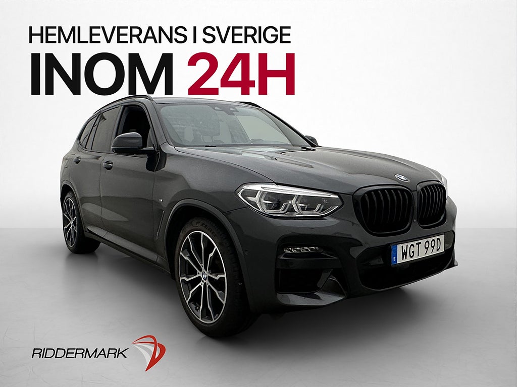 BMW X3 xDrive20d M Sport H/K HuD Skinn D-värm 360° 190hk