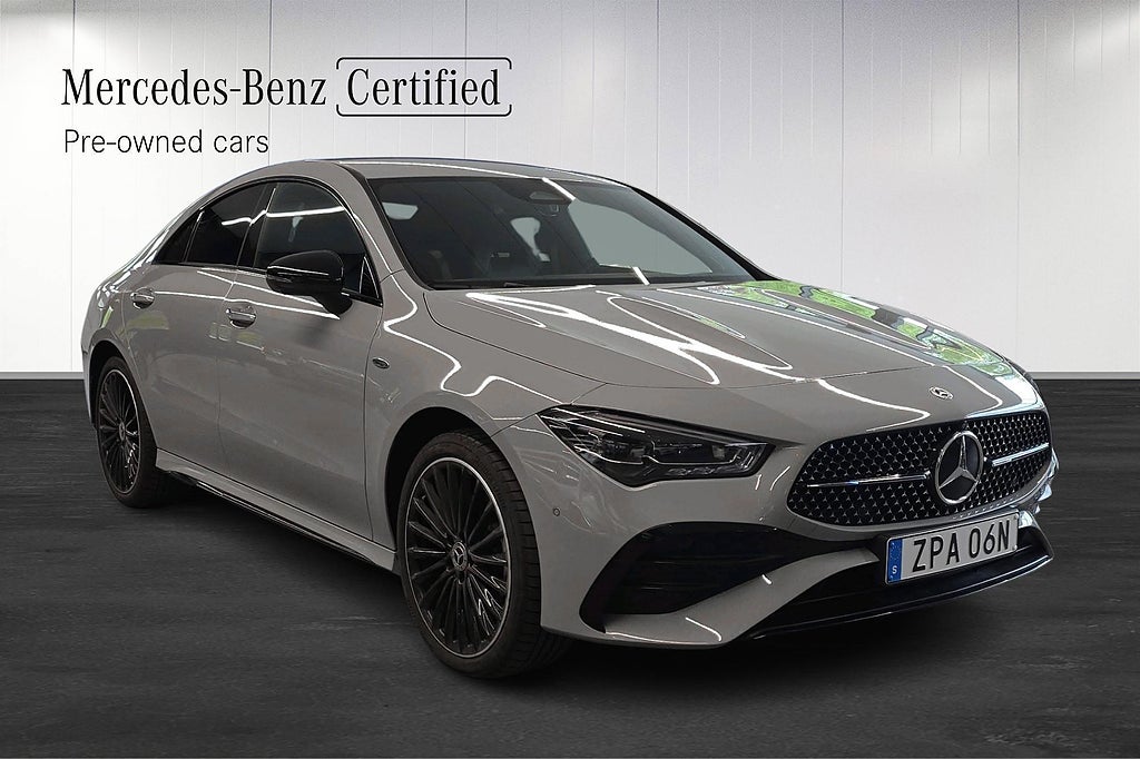 Mercedes-Benz CLA 250 e 8G Coupe AMG/Premium/Night-P/Drag/Burmester/Moms