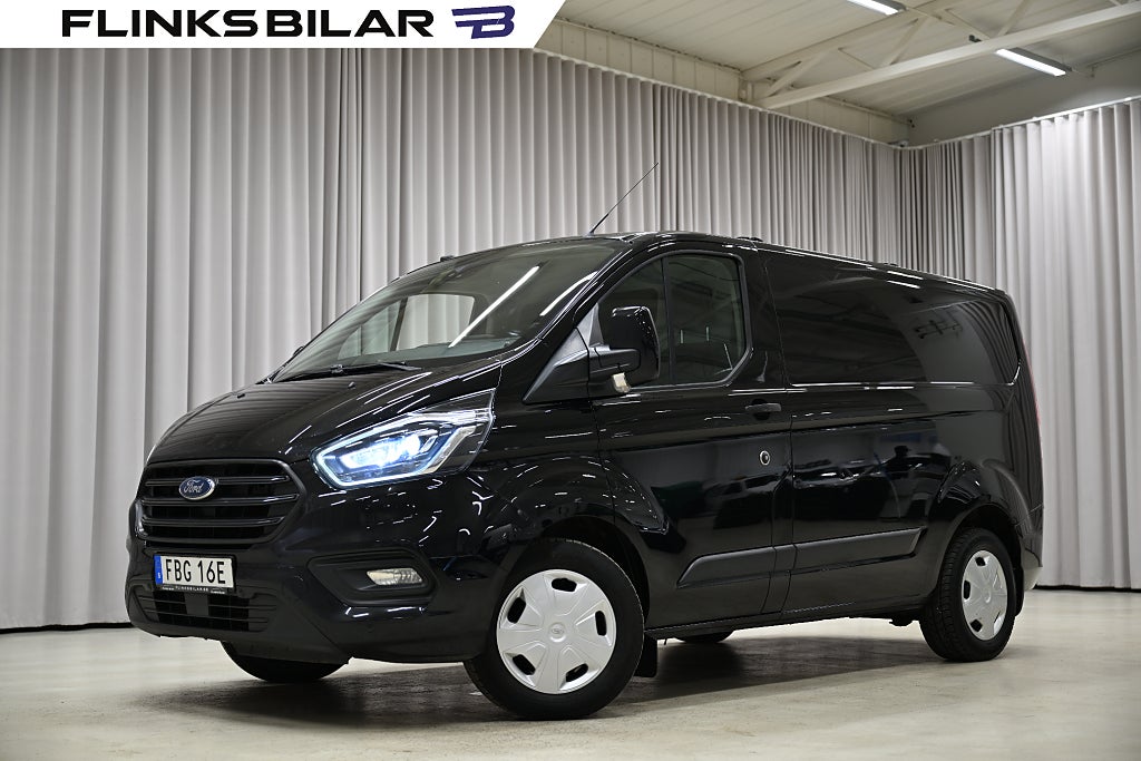 Ford transit Custom 130HK Automat|Inredd|LED|Drag|Värmare|Kambytt