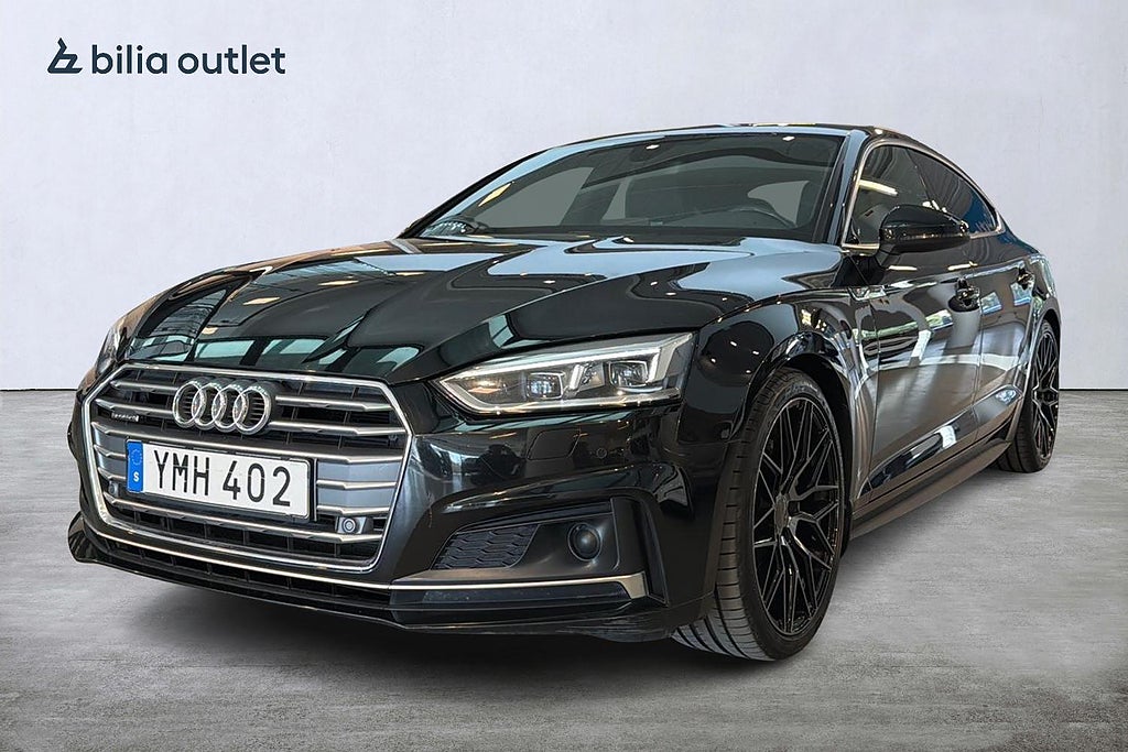 Audi A5 Sportback 2.0TDI quattro S-Tronic S line Värmare Drag