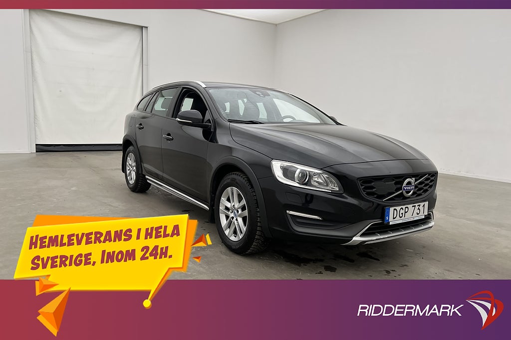 Volvo V60 Cross Country D3 150hk Summum Värmare Skinn Drag