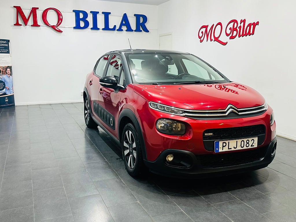Citroën C3 1.2 VTi Manuell Euro 6 En-Ägare 82hk