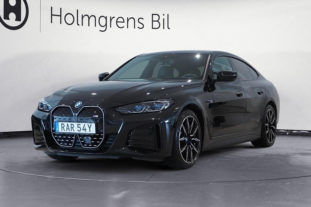 BMW i4 M50 xDrive Gran Coupé Fully Elstol Läder Drag | Ränta 3,95%