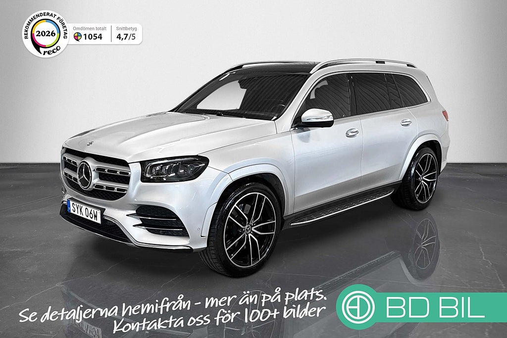 Mercedes-Benz GLS 400d AMG Burmester Panorama 7-Sits Luftfjädring Se Spec