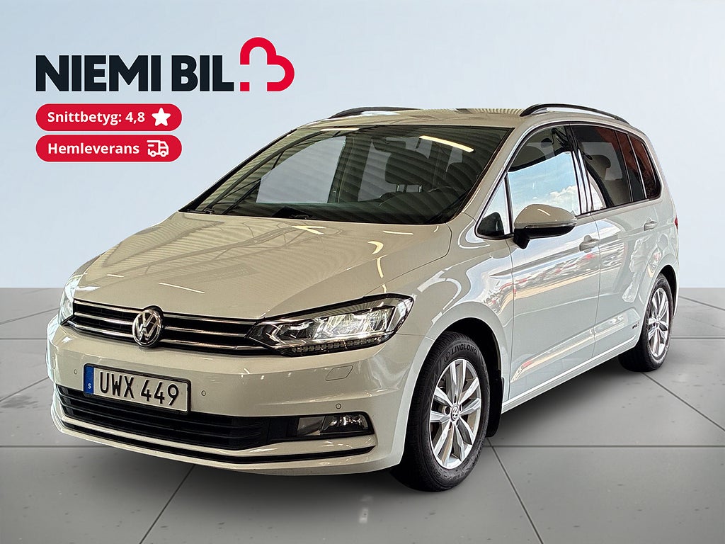 Volkswagen Touran 7-seater 1.4 TSI BMT S&V/Drag/Kamera/Dvärm/Bluetooth