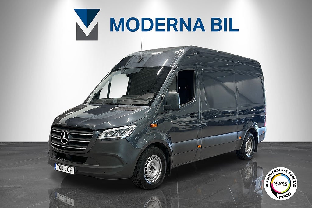 Mercedes-Benz Sprinter 316 CDI 163hk V-inredd Dragkrok D-värmare 360° kamera