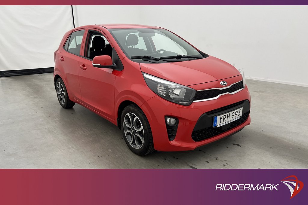 Kia Picanto 1.0 MPI 67hk Adavnce Kamera Rattvärme Låg Skatt