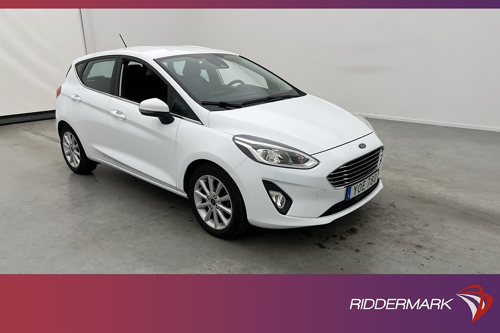 Ford Fiesta 1.0 100hk Titanium Rattvärme Sensorer CarPlay