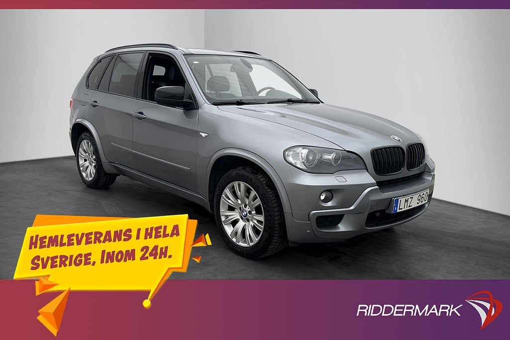 BMW X5 xDrive35d M Sport 7-Sits Värm Skinn Elstolar Dragkrok