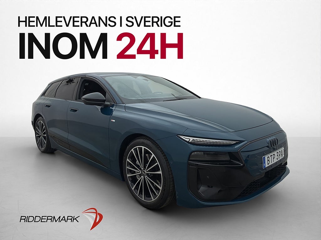 Audi A6 e-tron Quattro S-Line Luftfjädring Passagerardisplay