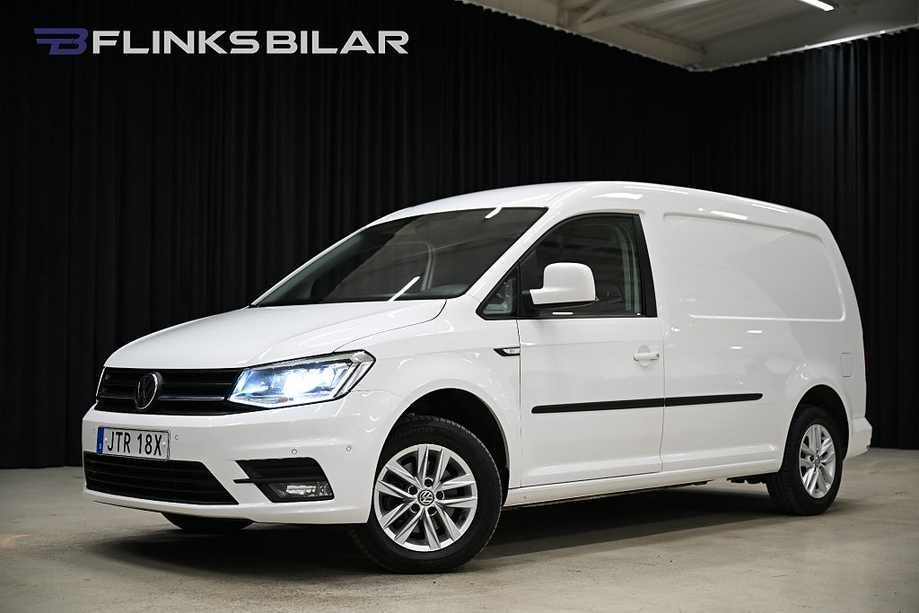 Volkswagen Caddy Maxi DSG 102HK Nedlackad|LED|Drag|Värmare|ACC|PDC|Leasbar