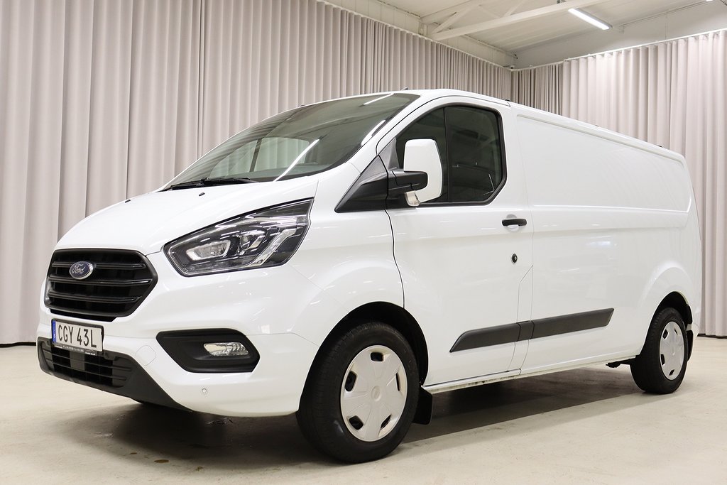 Ford Transit Custom L2 Automat Drag Värmare LED Backamera