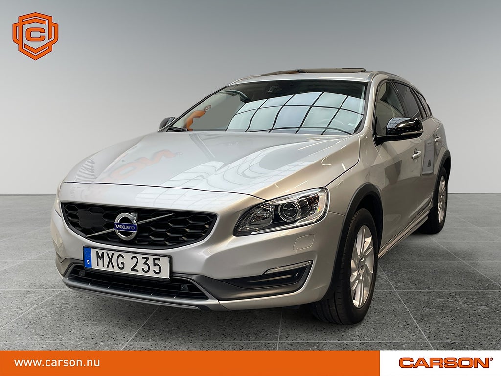 Volvo V60 Cross Country D4 Momentum Glastaklucka Backkamera