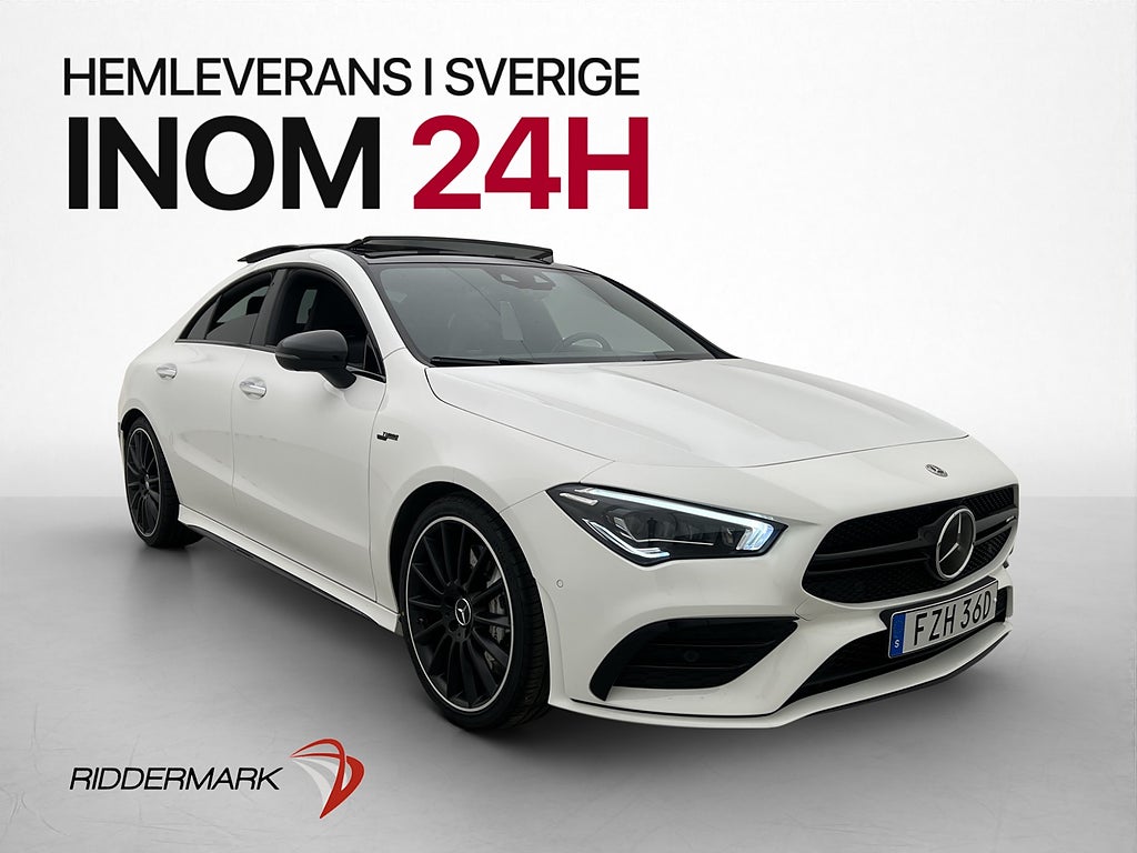 Mercedes-Benz CLA 35 AMG 4M Coupé Premium Pano 360° P-Värm