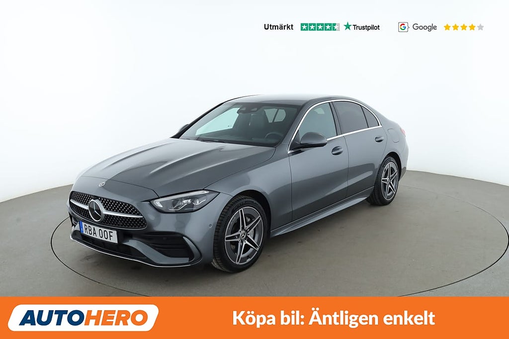 Mercedes-Benz C300 de AMG Line / Värmare, CarPlay, Dragkrok