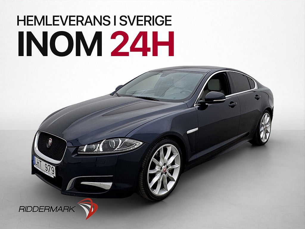 Jaguar XF 3.0 V6 275hk Meridian Kamera Navi Skinn Elstolar