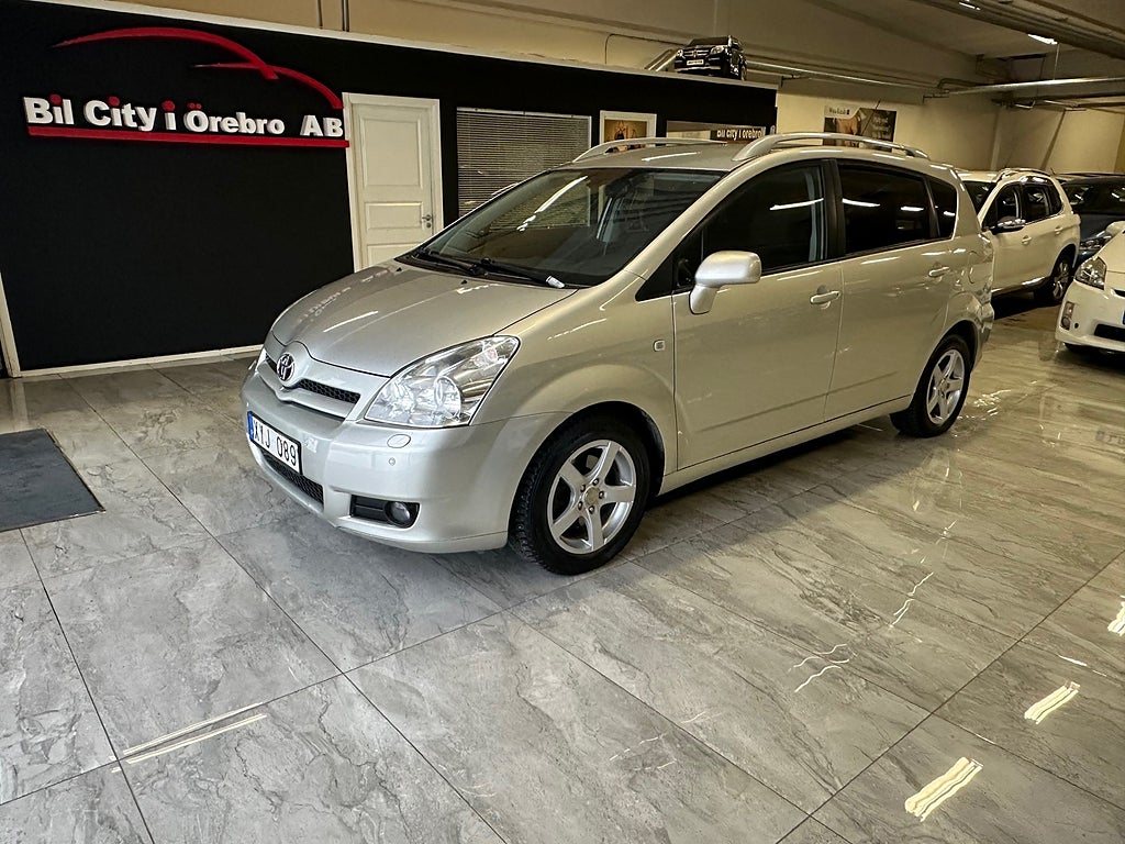 Toyota Corolla Verso 1.8 (129hk) VVT-i MultiMode 1-Ägare / AUX / Nyservad & Ny Besikt