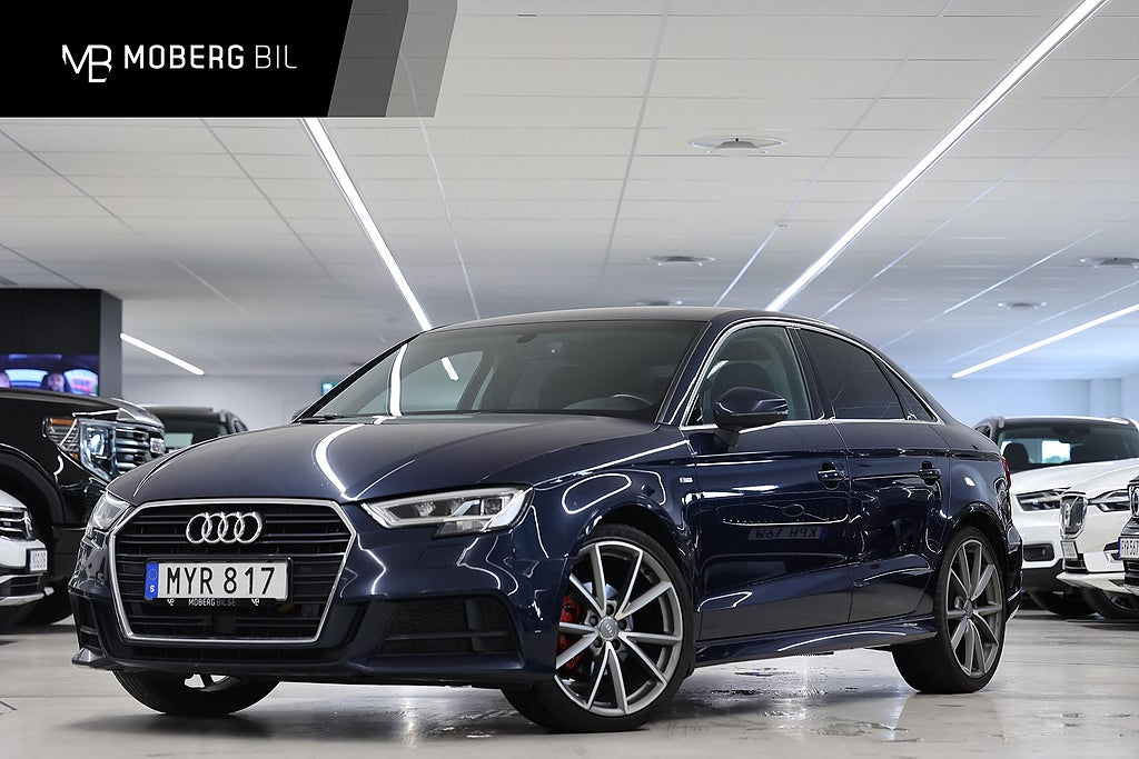 Audi A3 Sedan 2.0 TDI 150hk S Line Cockpit PDC Navi Keyless