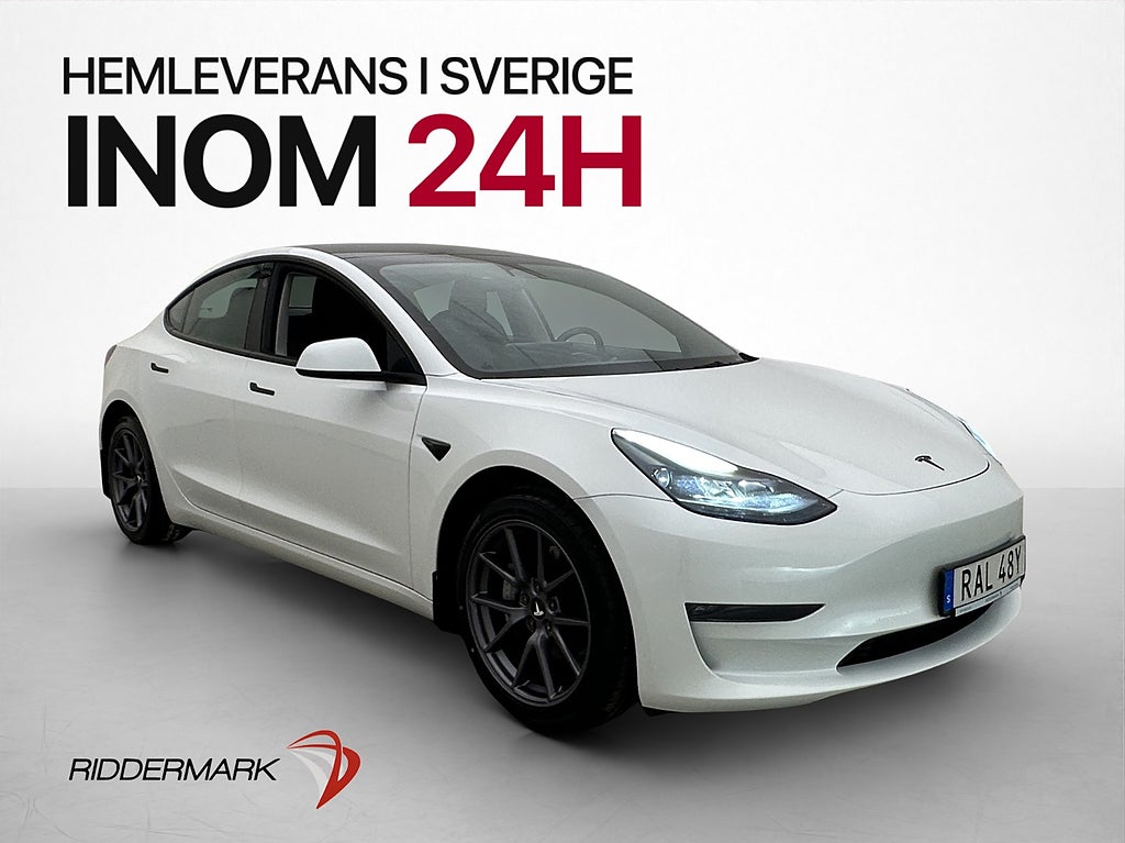 Tesla Model 3 Long Range AWD, 440hk Pano Drag  Autopilot