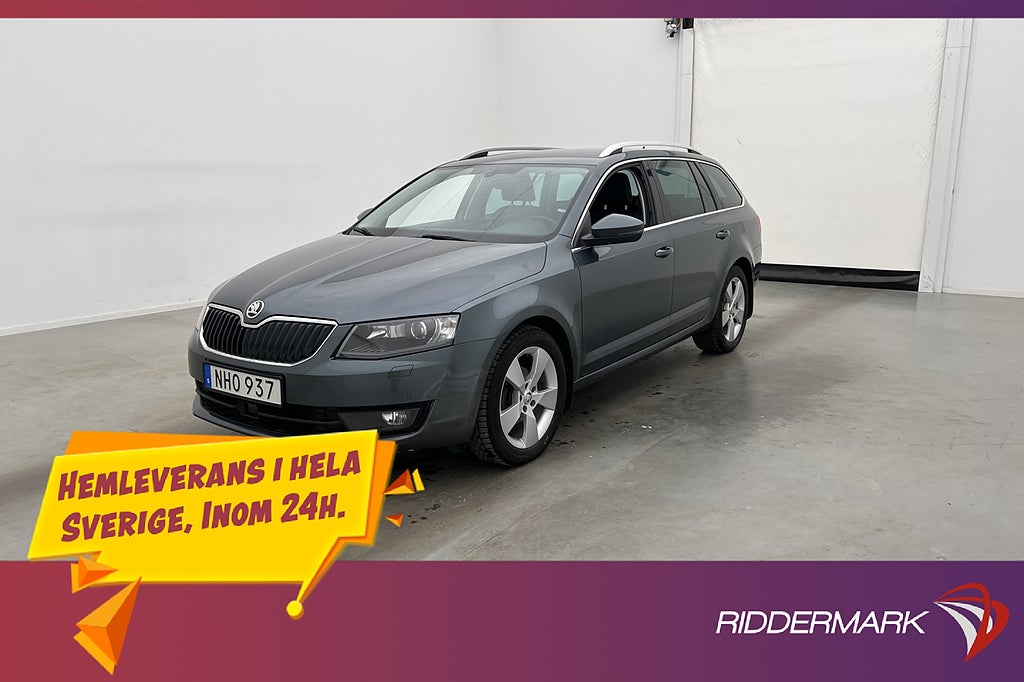 Skoda Octavia Kombi TDI 4x4 Värmare Canton Kamera CarPlay