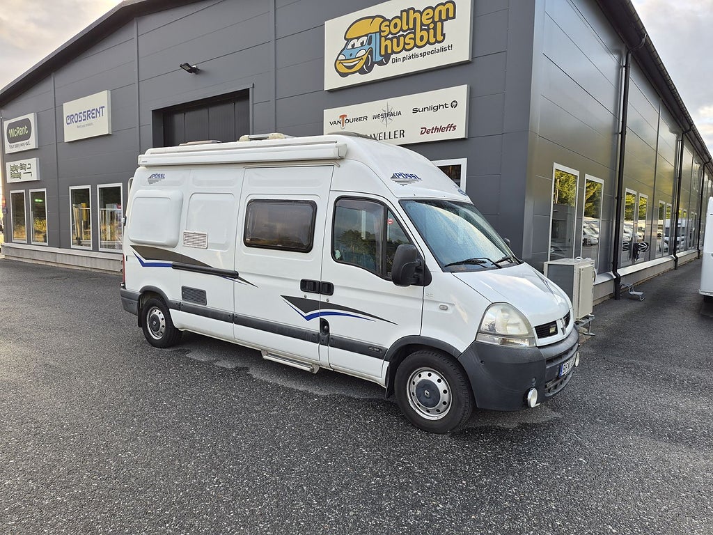 Pössl RoadMaster L smart plåtis med 4 sängar, AC, solcell, kanonfin