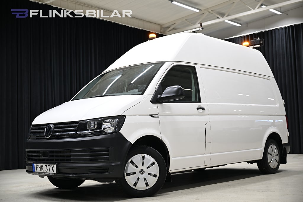 Volkswagen Transporter 150HK L2 Högtak|Servicebil|Inredd|Uppvärmt-skåp|SeUtr!!