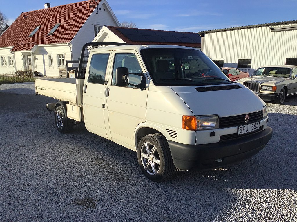 Volkswagen Transporter Chassi Double Cab 2.8t 2.5 Euro 3 Tippbart Flak 