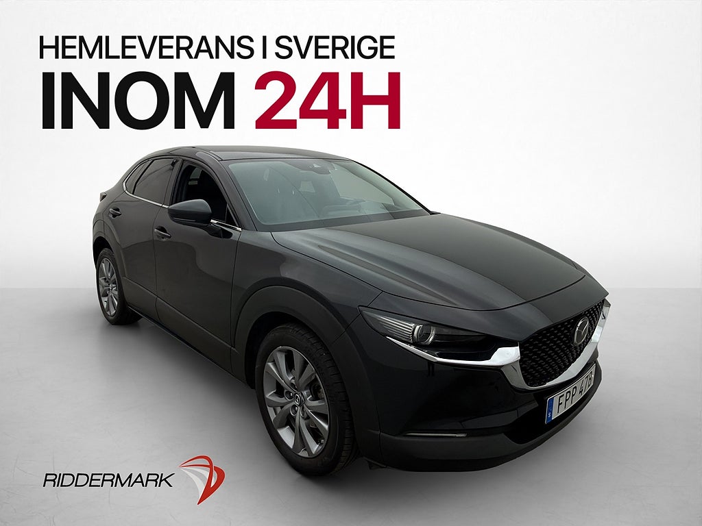 Mazda CX-30 2.0 Hybrid 150hk Cosmo Bose 360° HUD Navi Skinn
