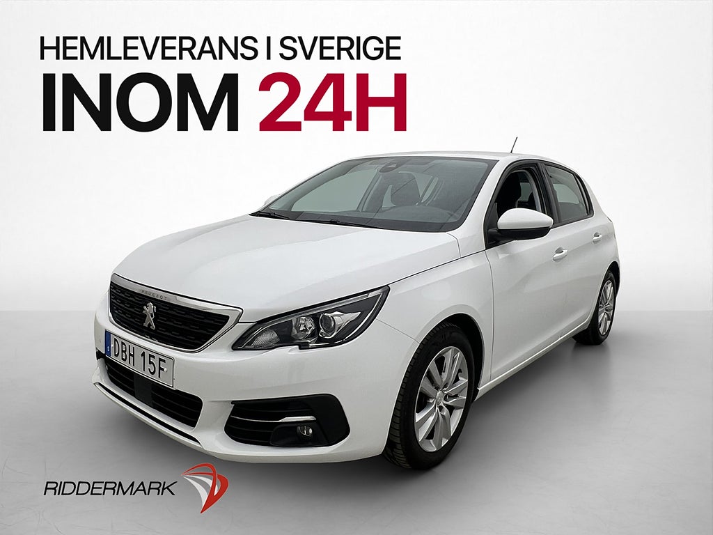 Peugeot 308 131hk Active M&K-Värmare P-Sensorer Farthållare