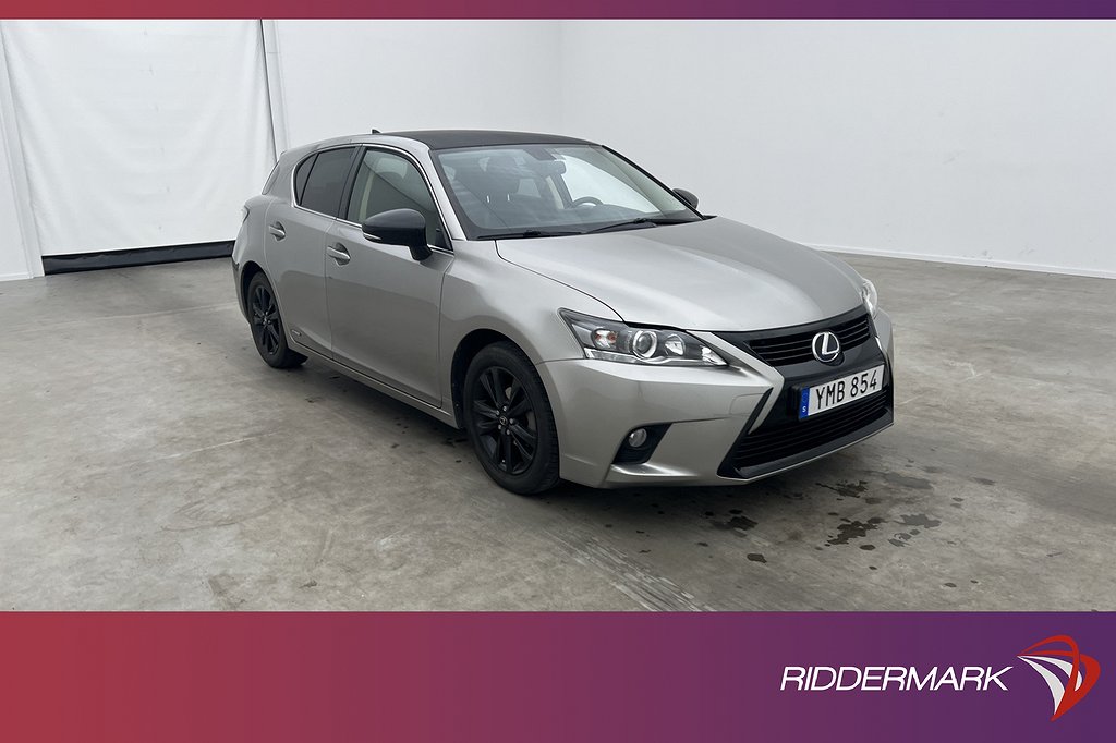 Lexus CT 200h 1.8 CVT 136hk Sport Kamera Keyless 0,38L/Mil