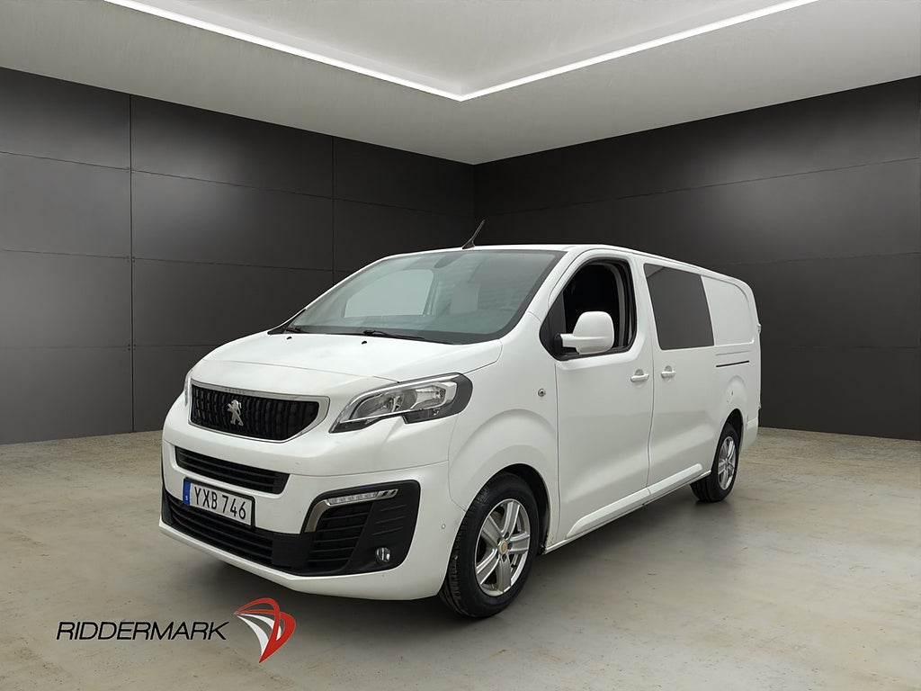 Peugeot Expert Dubbelhytt L3 177hk Värm Dragkrok Kamera Moms