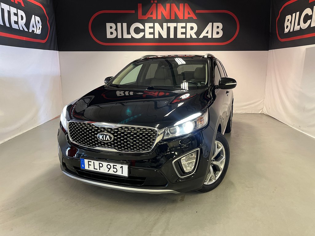 Kia Sorento 2.2 CRDi AWD  7sits Drag Nav Skinn Kamera Pano