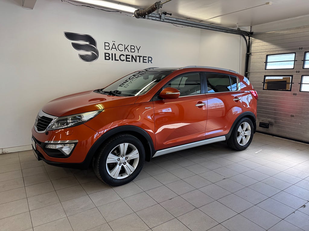 Kia Sportage 2.0 CRDi AWD EX Euro 5/Drag/M-Värmare/Navi/Taklucka 