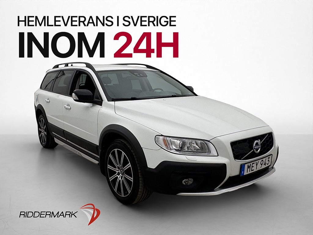 Volvo XC70 D4 AWD Dynamic D-Värm Drag Skinn Elstol Adap-fart